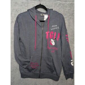 Friday the 13th Jason Vorhees Women’s XS Graphic Zip-Front Hoodie NWT